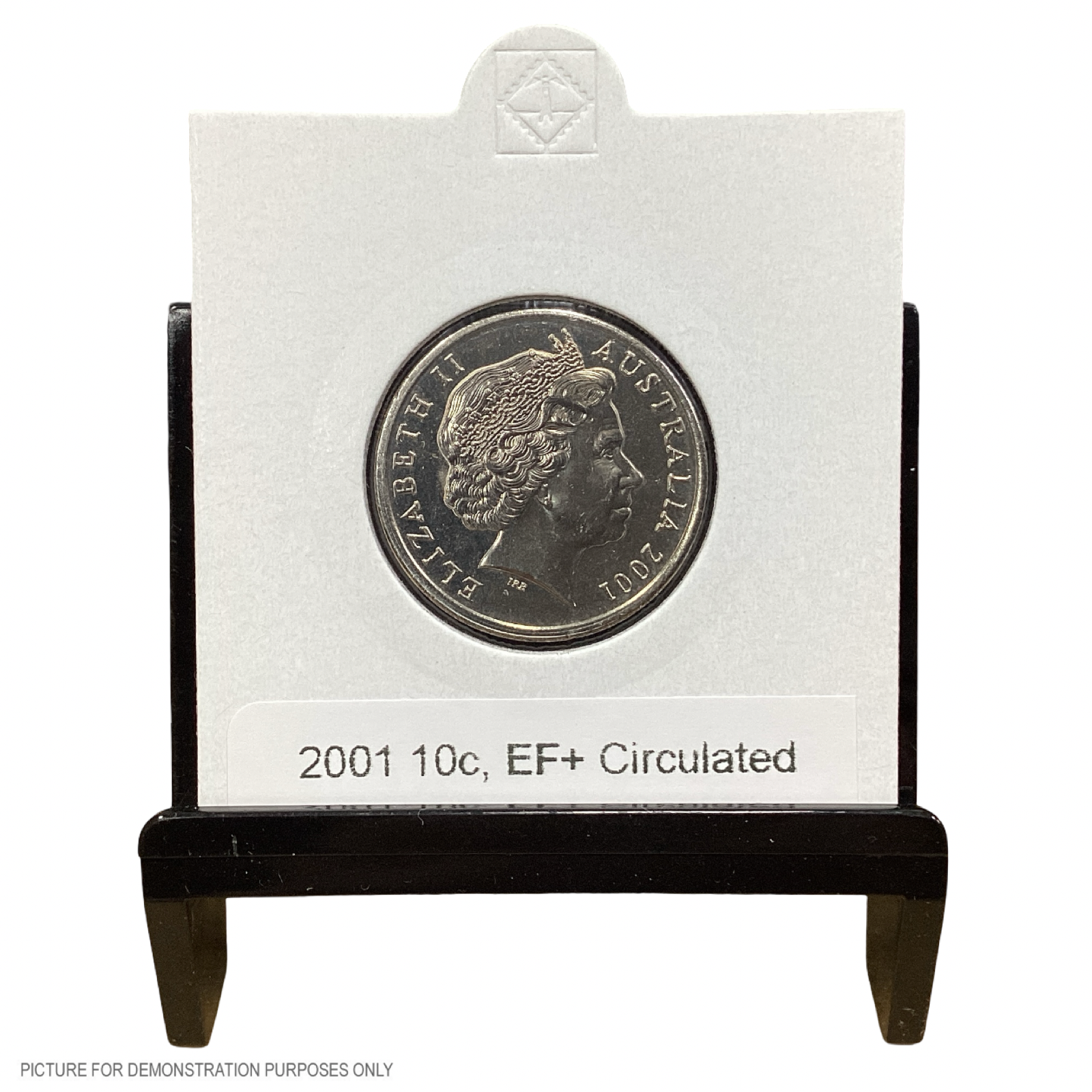 2001 Circulated 10c Coin - EF+